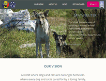 Tablet Screenshot of animalsni.org